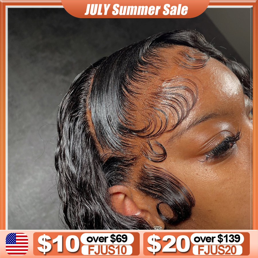 Hd Lace Frontal Wig Human Hair Pre Plucked - %250 13x4 HD Şeffaf Dantel Tam