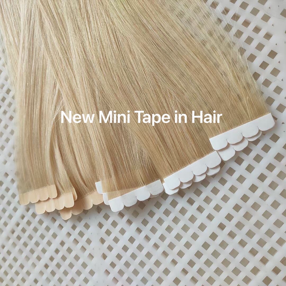 Invisible Tape In Extensions Real Hair - Mini Bantlı Saç Ekleri 18