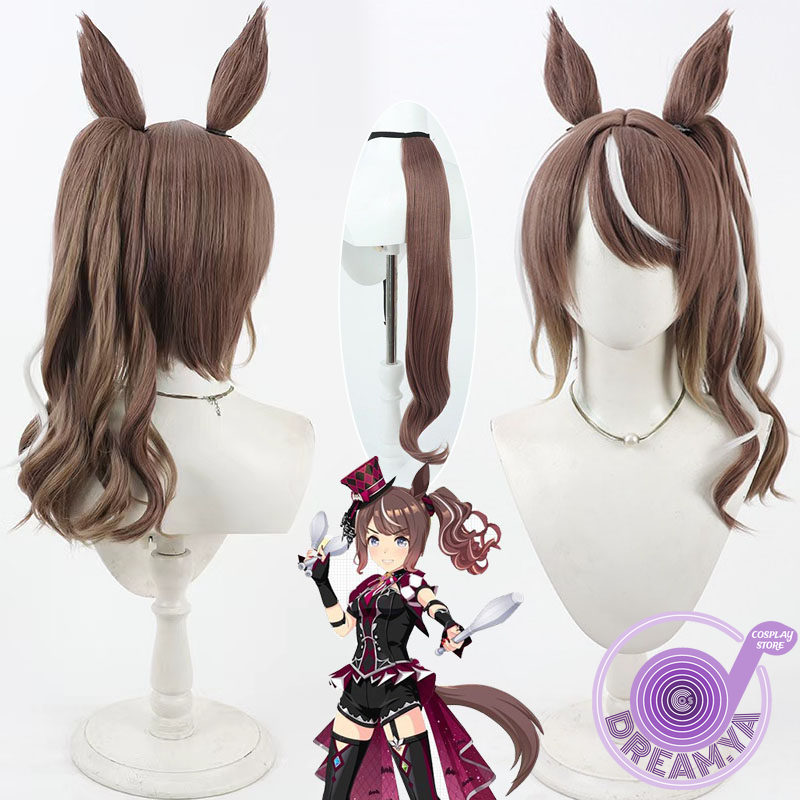 Synthetic Wigs - Highkey Hallowed Cosplay Peruk Uma Musume