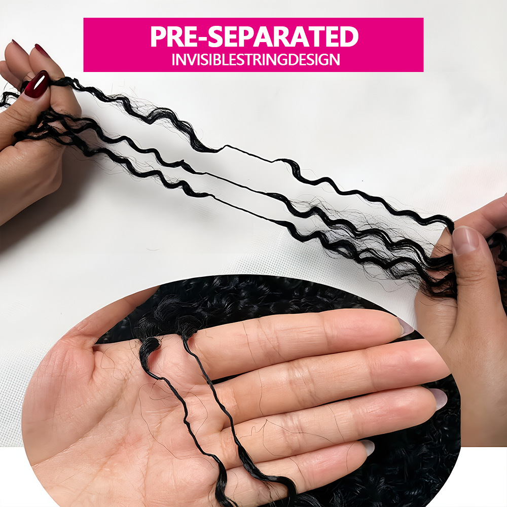 14 16 18 İnç Miracle Knots Kro - Water Wave Bulk Human Hair For Braiding incelemesi ve fiyatı