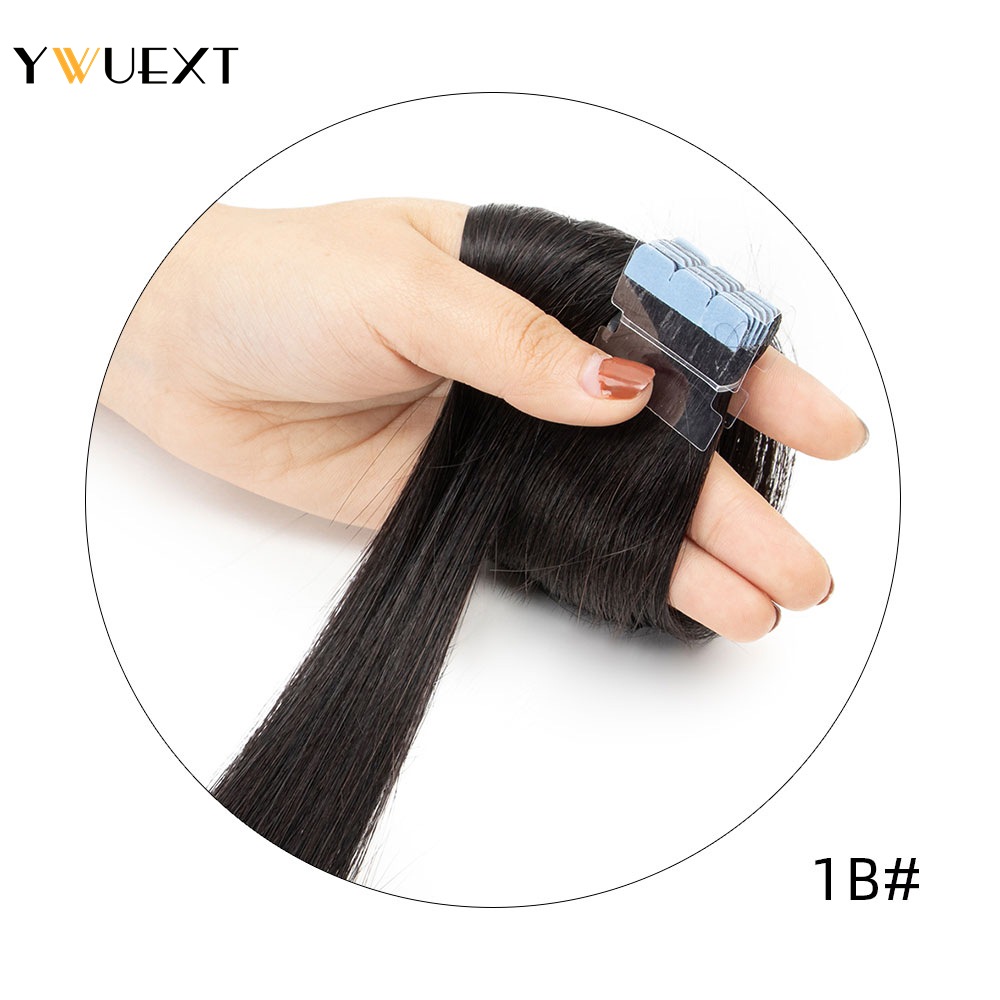 YWUEXT Mini bant içinde insan  - Invisible Tape In Extensions Real Hair incelemesi ve fiyatı