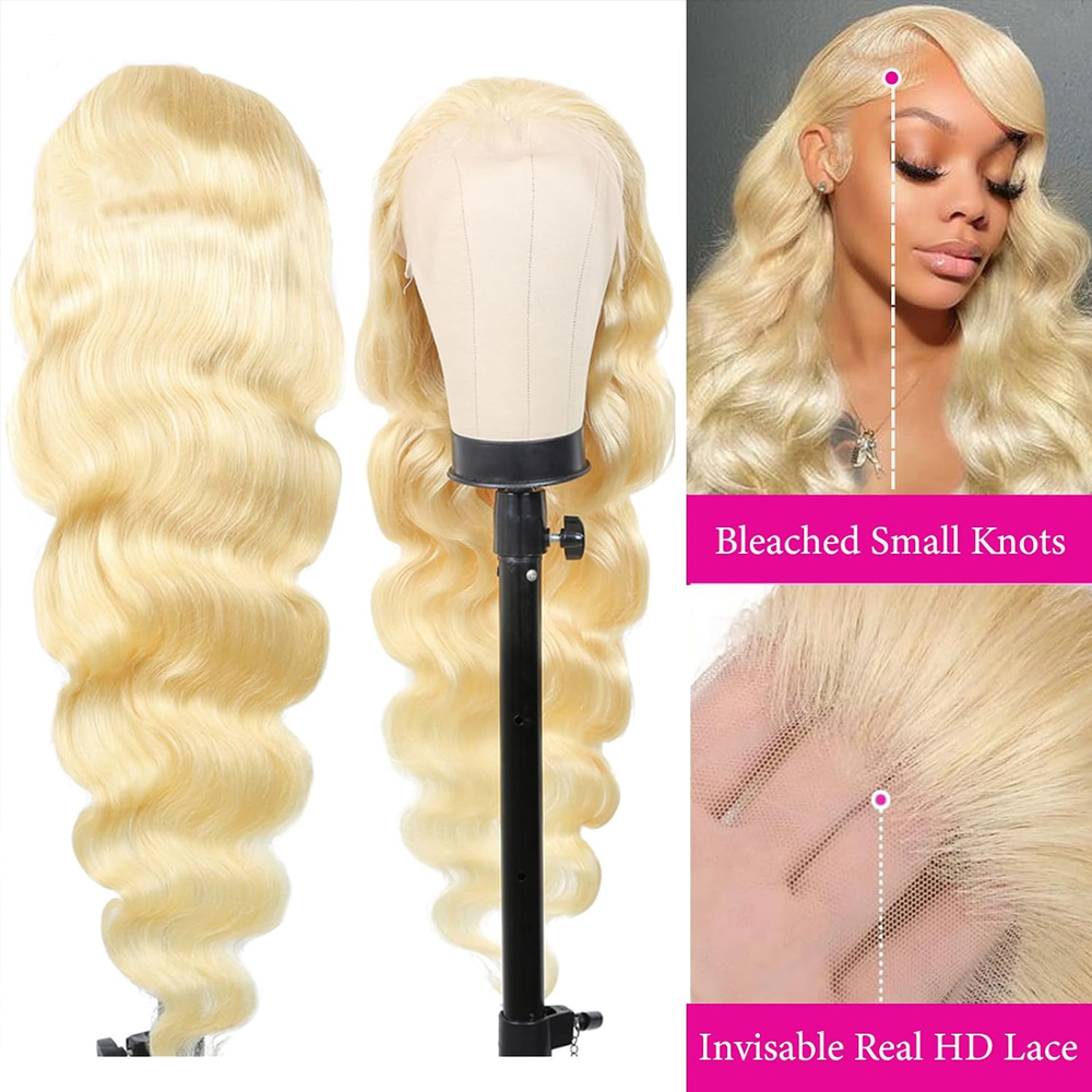 613 Bal Sarısı Rengi 13x6 Şeff - 613 Blonde Body Wave Lace Front Wig incelemesi ve fiyatı
