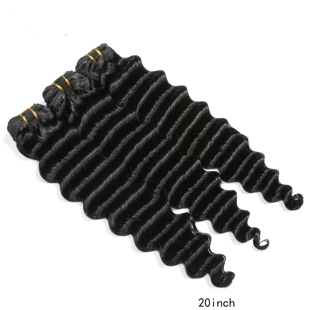 Gevşek Derin Dalgalı Saç Demet - Deep Wave 3 Bundles With Closure incelemesi ve fiyatı