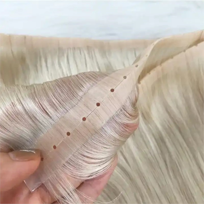 Görünmez PU atkı saç delik ins - Invisible Tape In Extensions Real Hair incelemesi ve fiyatı