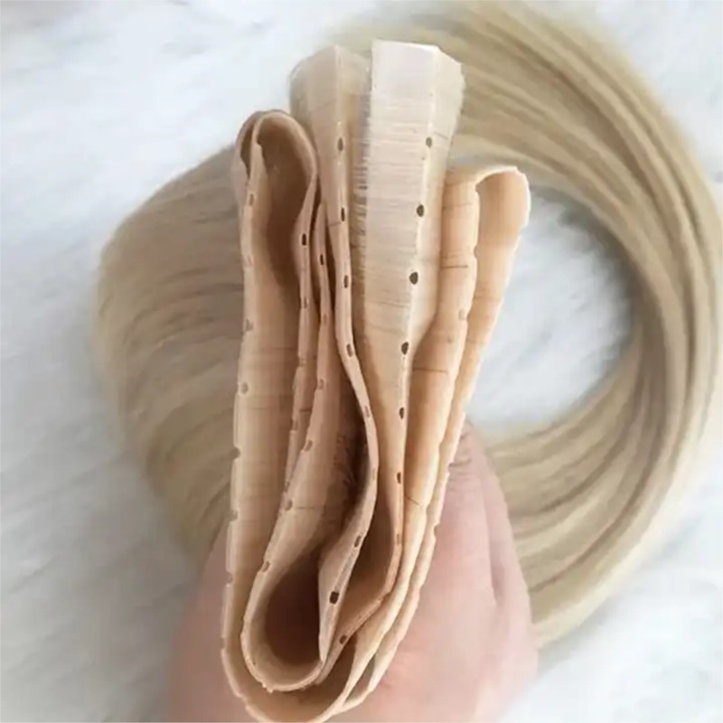 Görünmez PU atkı saç delik ins - Invisible Tape In Extensions Real Hair incelemesi ve fiyatı