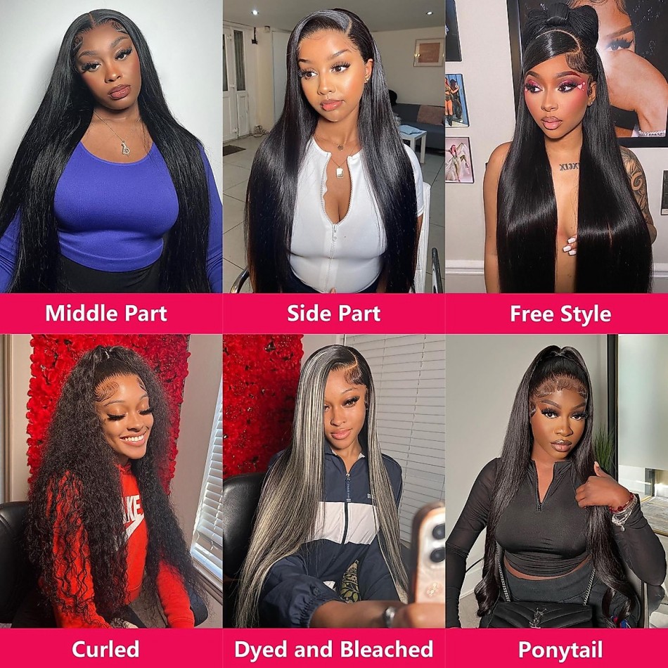 Düz İnsan Saçı Perukları Yapış - Hd Lace Frontal Wig Human Hair Pre Plucked incelemesi ve fiyatı