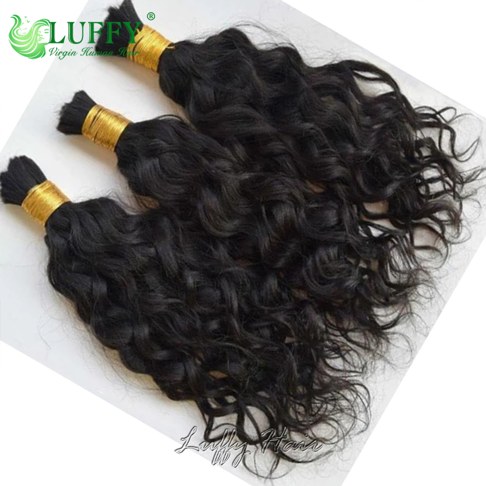 Örgüler için Su Dalgası Atkı Y - Water Wave Bulk Human Hair For Braiding incelemesi ve fiyatı