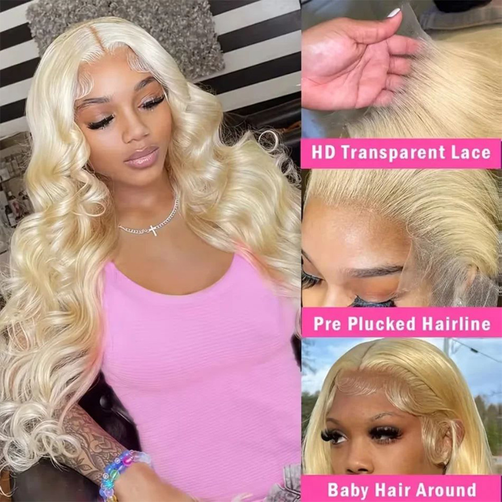 613 13x6 HD Şeffaf Dantel Ön P - 613 Blonde Body Wave Lace Front Wig incelemesi ve fiyatı