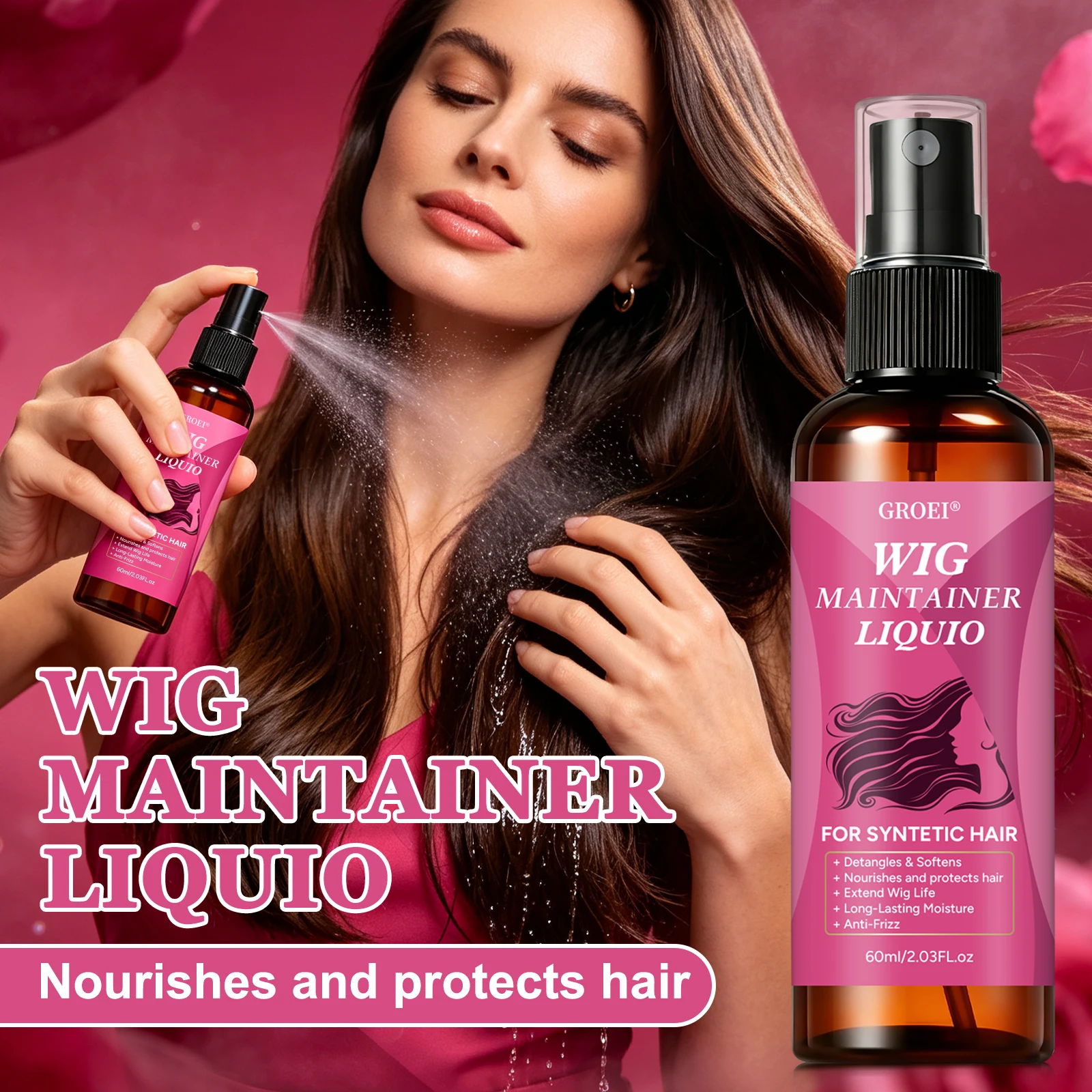 GROEI Elektriklenmeyi Önleyici - Synthetic Wigs incelemesi ve fiyatı