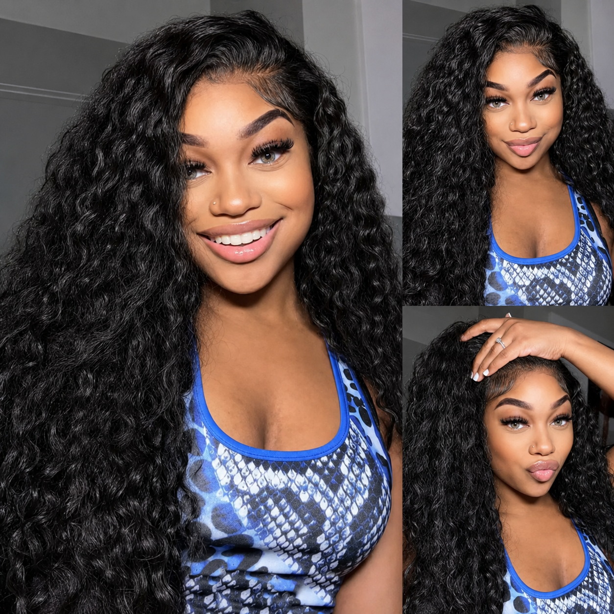 Ultra Uyumlu %250 Kıvırcık Per - Hd Lace Frontal Wig Human Hair Pre Plucked incelemesi ve fiyatı
