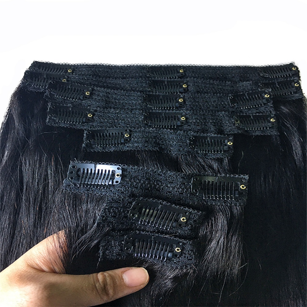 Doğal Düz Klipsli İnsan Saç Uz - Seamless Clip In Hair Extensions Human Hair incelemesi ve fiyatı