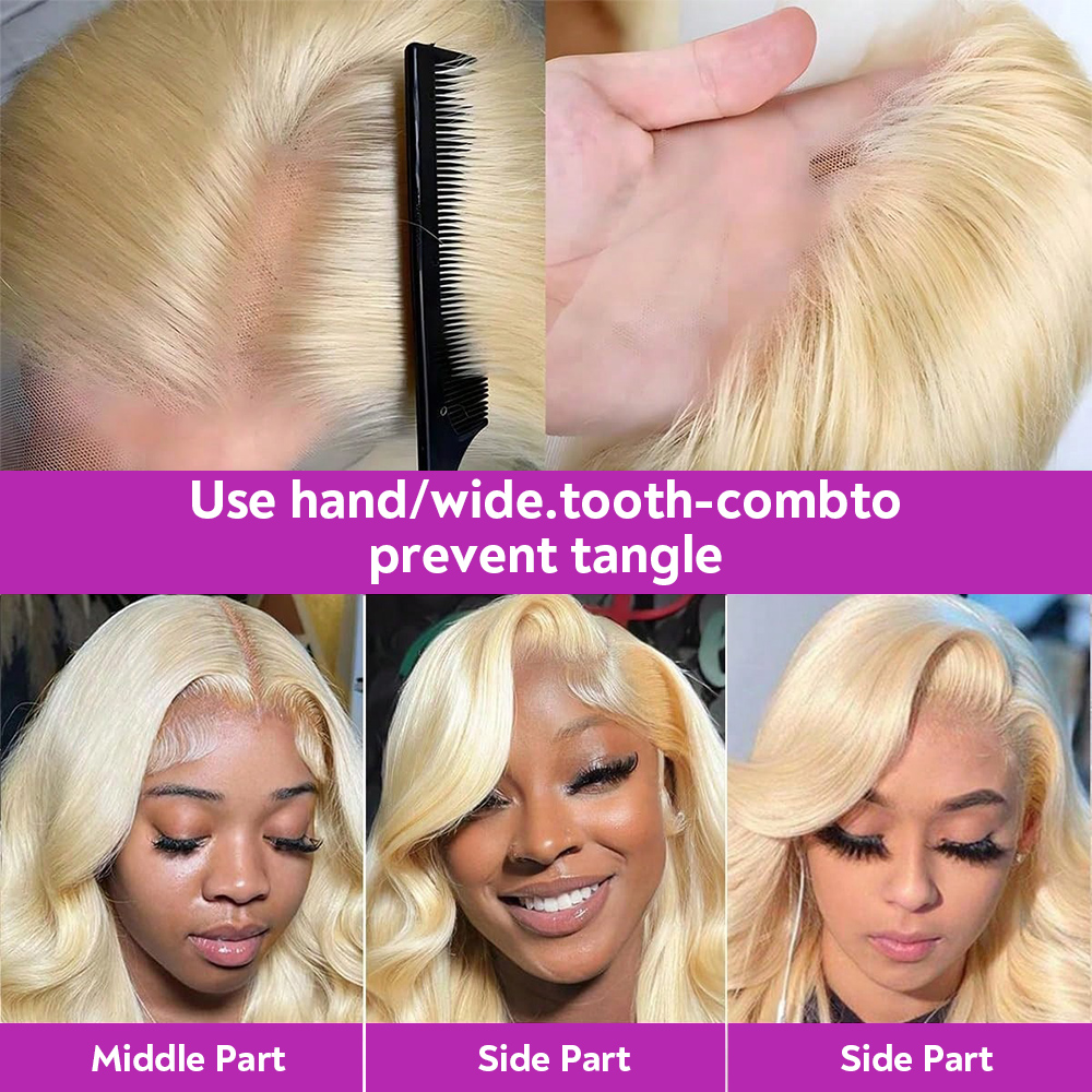 613 Bal Sarısı Renkli Dalgalı  - 613 Blonde Body Wave Lace Front Wig incelemesi ve fiyatı