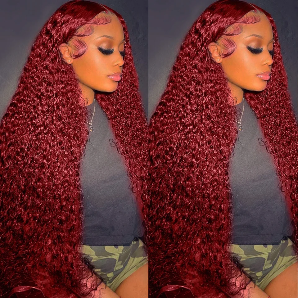 99J Bordo Renkli Derin Dalgalı - Human Hair Wigs incelemesi ve fiyatı