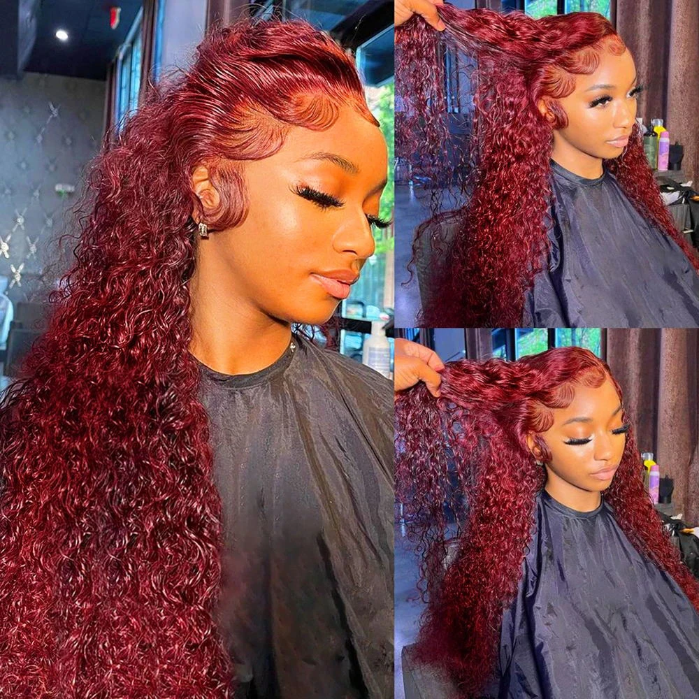 99J Bordo Renkli Derin Dalgalı - Human Hair Wigs incelemesi ve fiyatı