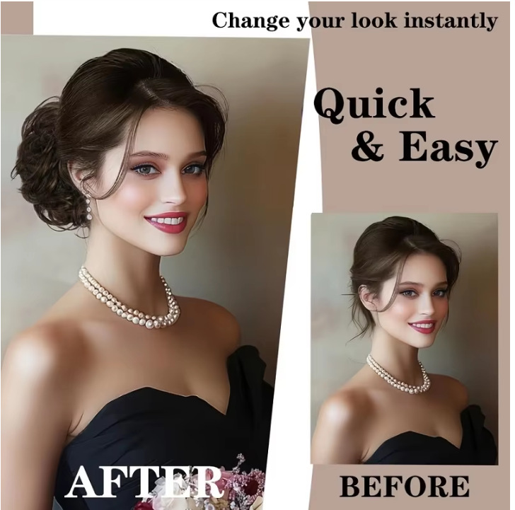 Kadınlar İçin Pençe Tokalı Kıv - Claw Clip Messy Bun Hair Piece incelemesi ve fiyatı