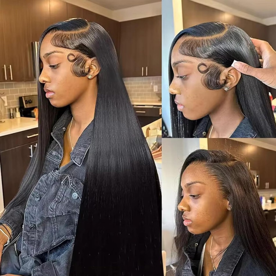 40 İnç Düz İnsan Saçı Peruk 22 - Hd Lace Frontal Wig Human Hair Pre Plucked incelemesi ve fiyatı