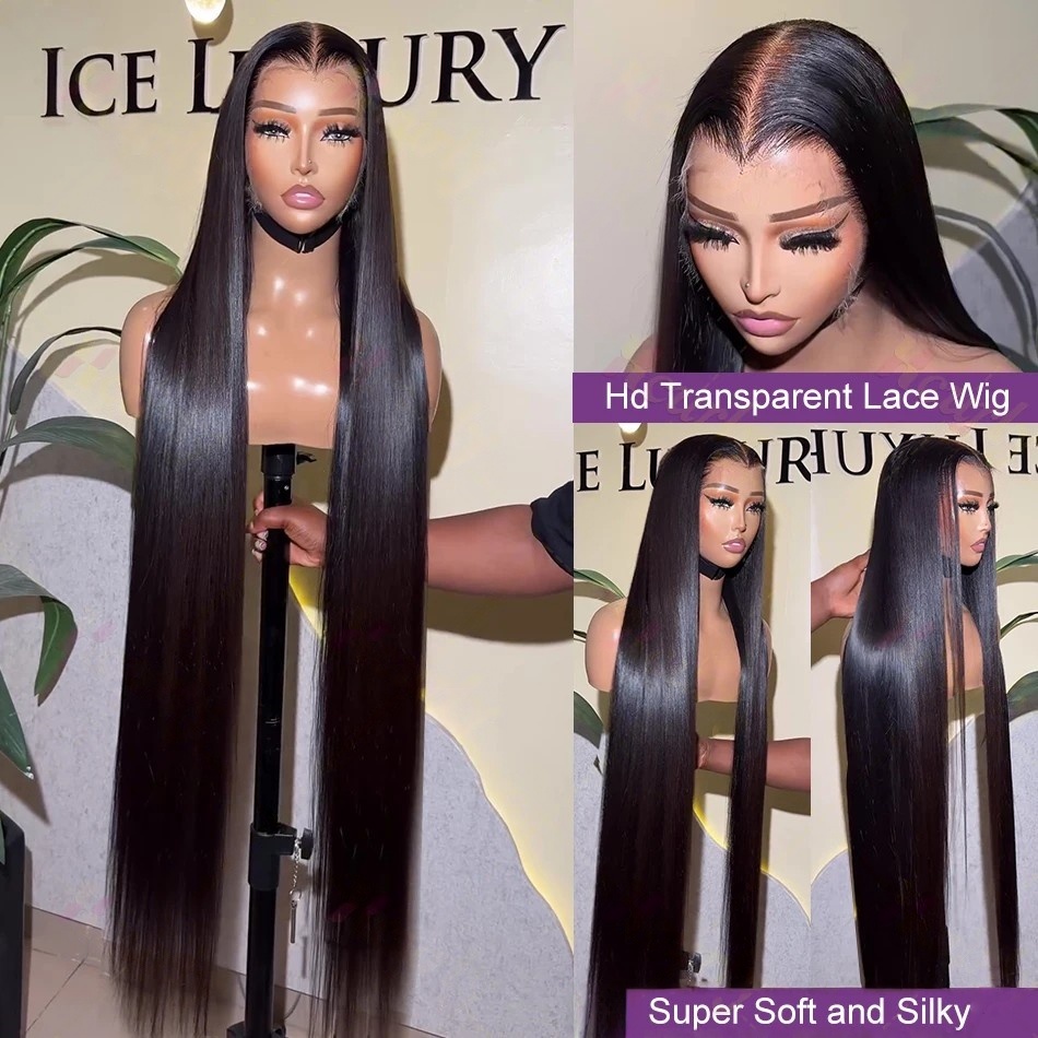 40 İnç Düz İnsan Saçı Peruk 22 - Hd Lace Frontal Wig Human Hair Pre Plucked incelemesi ve fiyatı