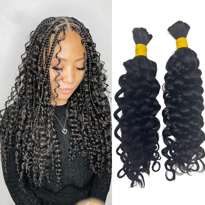 Örgü için Su Dalgası Görünümlü - Water Wave Bulk Human Hair For Braiding incelemesi ve fiyatı