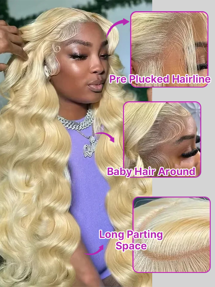 30 40 İnç 613 Bal Sarısı Rengi - 613 Blonde Body Wave Lace Front Wig incelemesi ve fiyatı