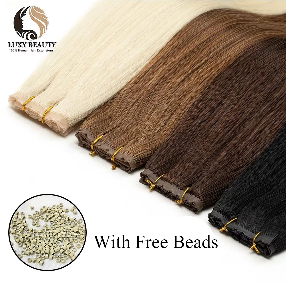 Sarı Enjekte Edilmiş Delikli A - Invisible Tape In Extensions Real Hair incelemesi ve fiyatı
