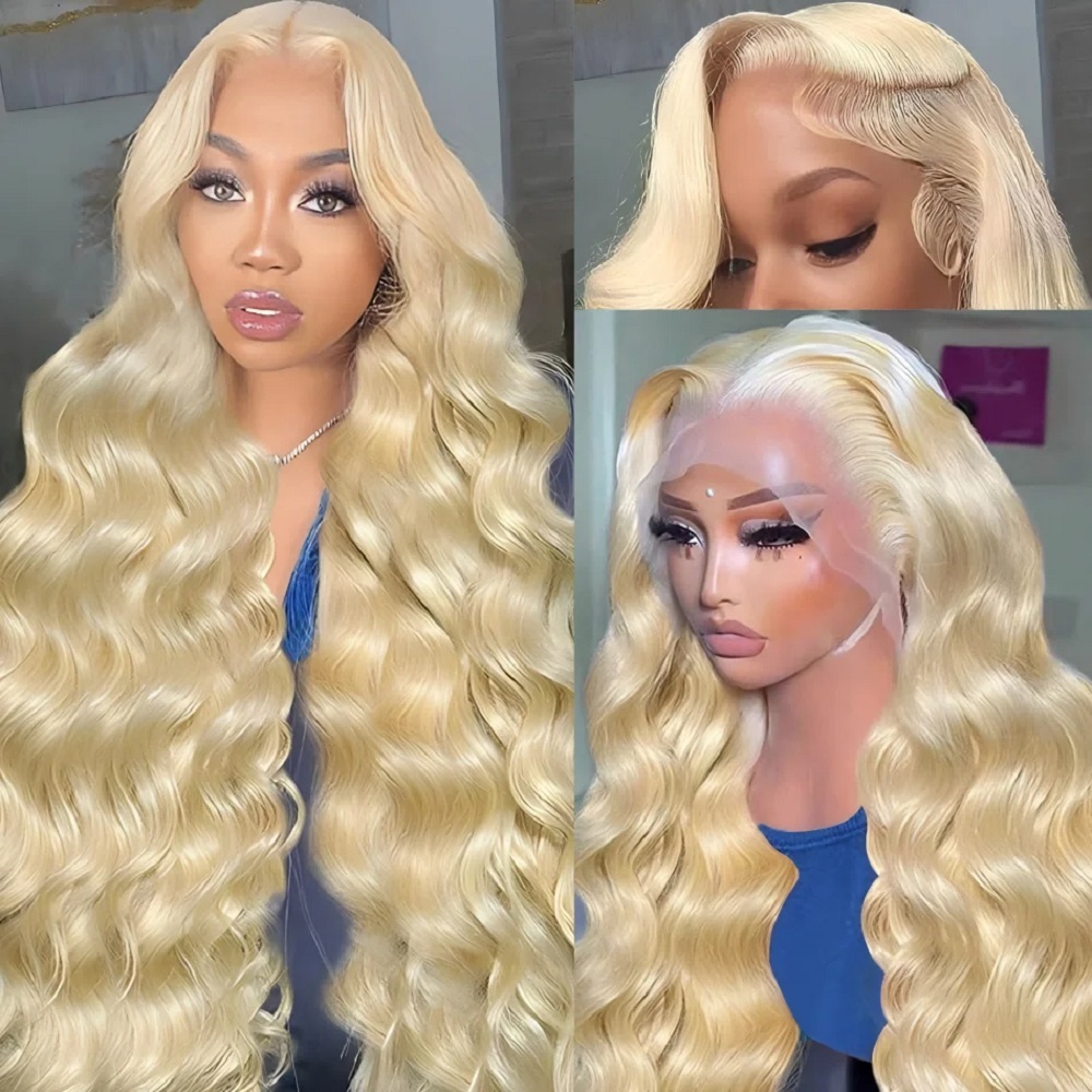 46 İnç HD Sarı 13x4 Dantel Ön  - 613 Blonde Body Wave Lace Front Wig incelemesi ve fiyatı