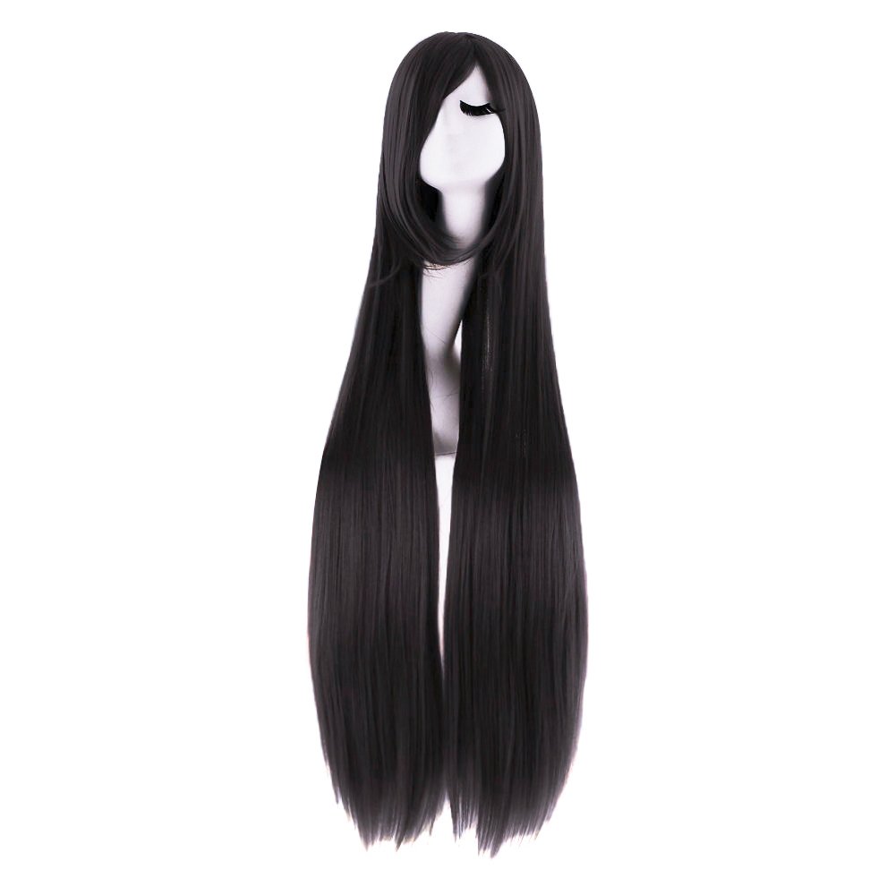40 inç 100 cm Uzun Düz Cosplay - Synthetic Braided Wigs For Black Women incelemesi ve fiyatı