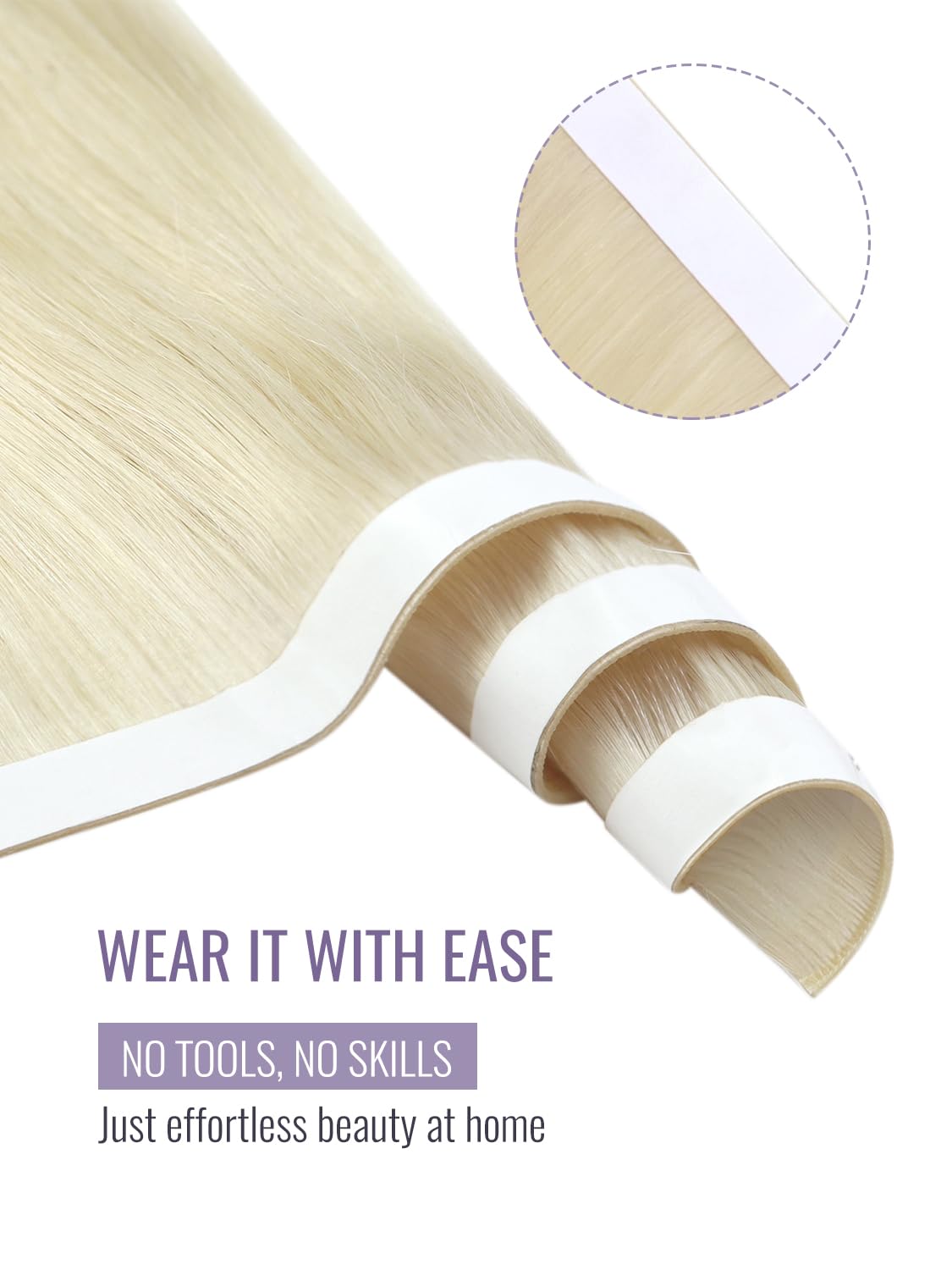 Moresoo Bantlı Saç Ekleri Geni - Invisible Tape In Extensions Real Hair incelemesi ve fiyatı