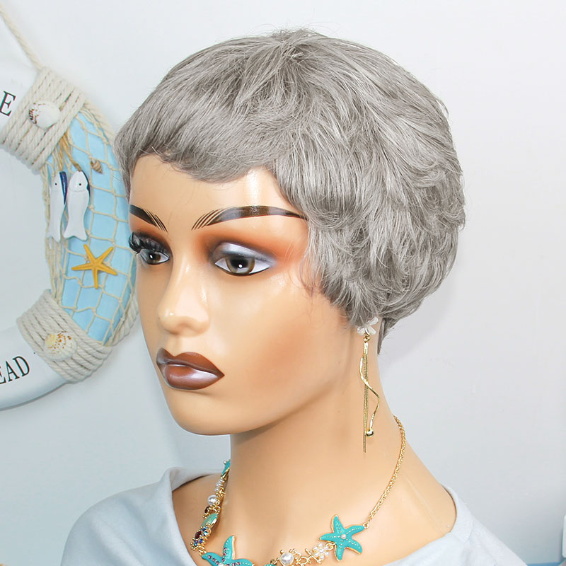 Kısa Düz İnsan Saçı Perukları  - Short Pixie Cut Wig Human Hair Cheap incelemesi ve fiyatı