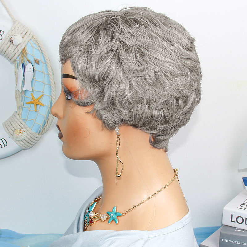 Kısa Düz İnsan Saçı Perukları  - Short Pixie Cut Wig Human Hair Cheap incelemesi ve fiyatı