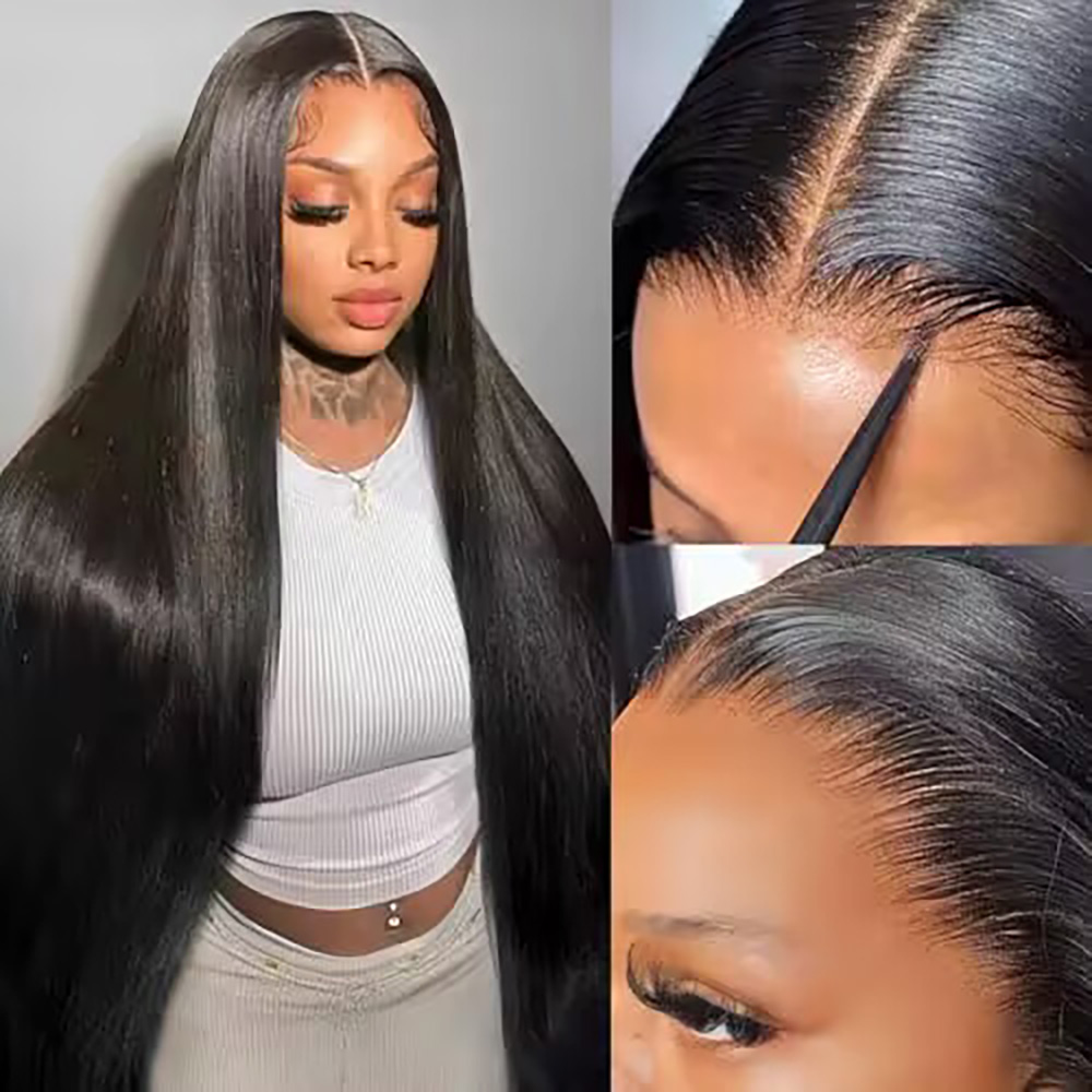%200 Yoğunlukta Düz Saç 7x6 HD - Hd Lace Frontal Wig Human Hair Pre Plucked incelemesi ve fiyatı
