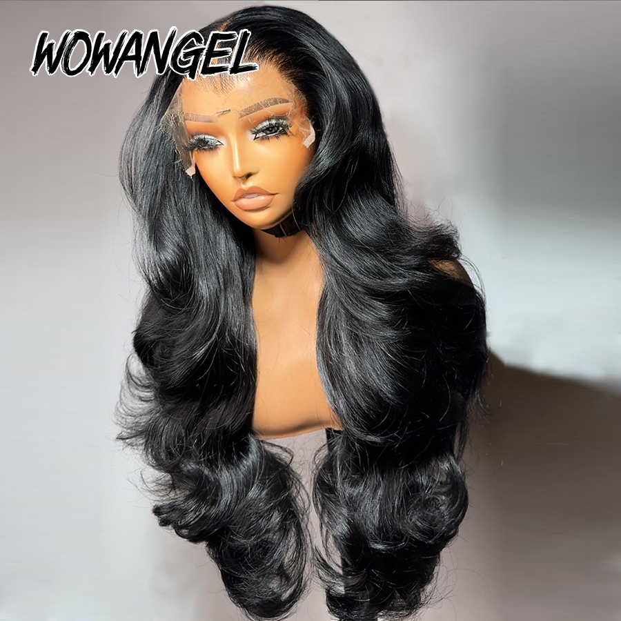 Wow Angel Body Wave Jet Black  - Hd Lace Frontal Wig Human Hair Pre Plucked incelemesi ve fiyatı