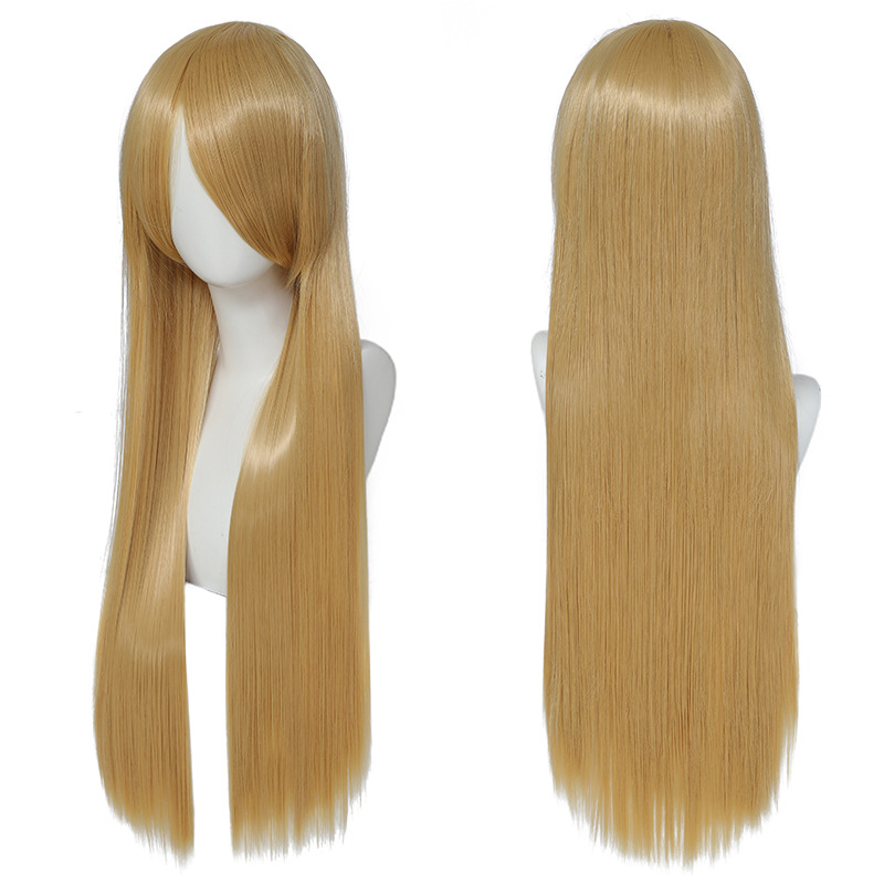 Renkli Uzun Düz Sentetik Saç B - Synthetic Braided Wigs For Black Women incelemesi ve fiyatı