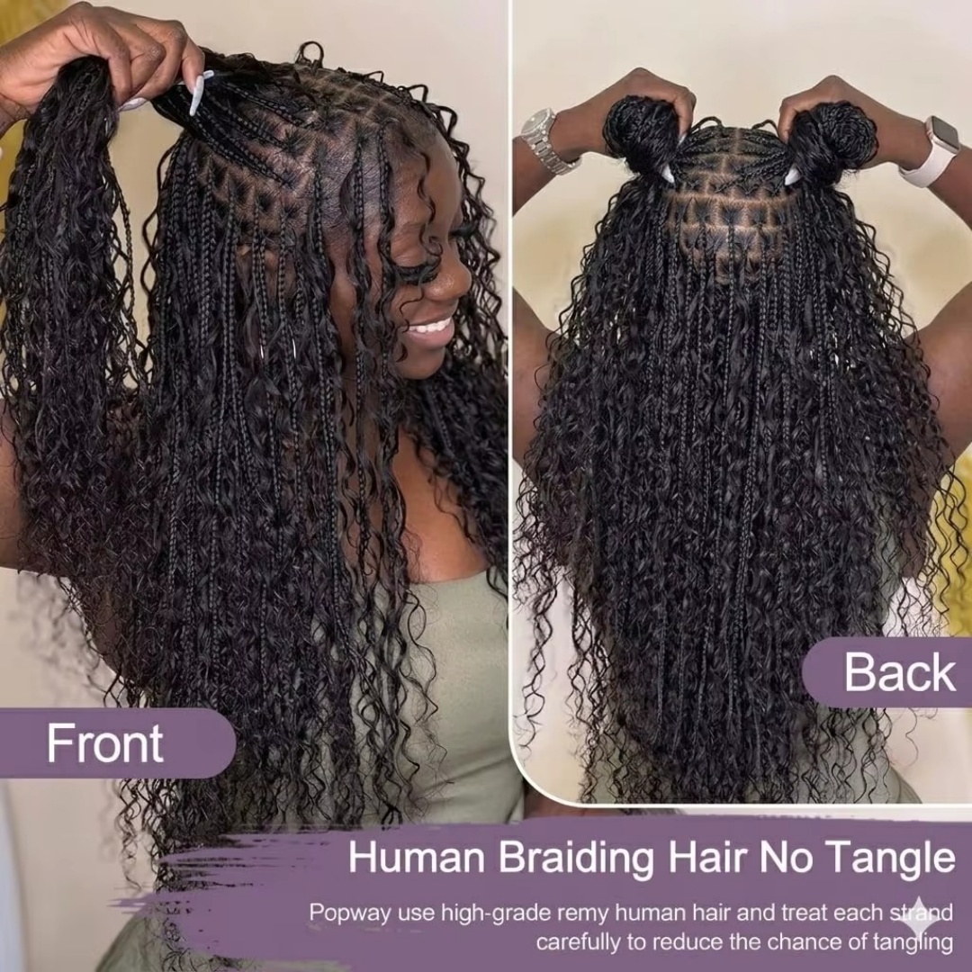 Smilegirl Burma Kıvırcık İnsan - Water Wave Bulk Human Hair For Braiding incelemesi ve fiyatı